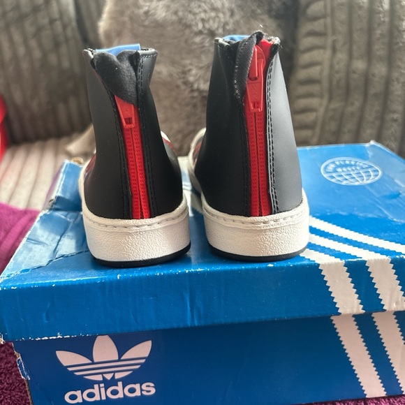 Adidas Kids Superstar 360 Rain I Navy & Red Shoes